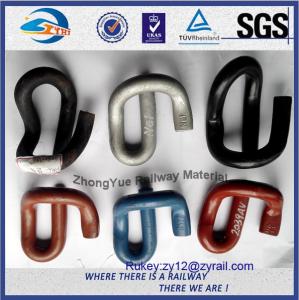 China Rail clip, or called elastic rail clip used to fasten steel rail track on sale
