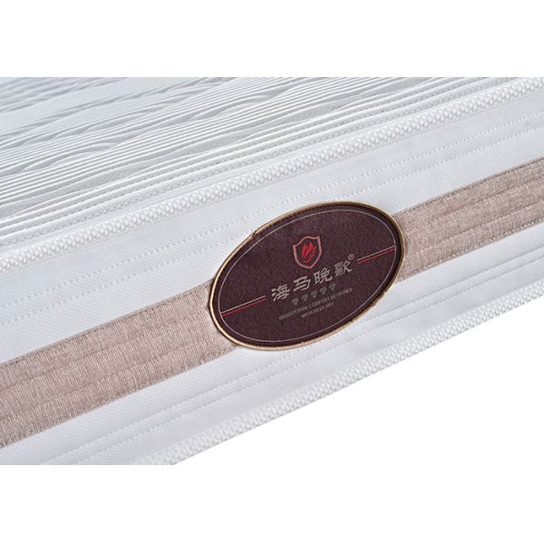 Tight Memory Foam And Spring Mattress , thick Soft King Memory Foam Mattress