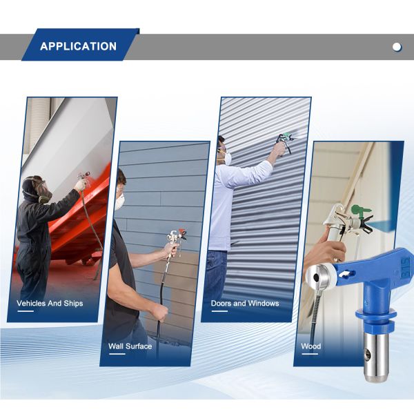 Portable Paint Spray Gun Small Lightweight Spraying Tool For Home DIY Professional Max Pressure 3600psi 130mm Nozzle Size