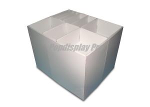 Foldable Cardboard Retail Pallet Displays 9 Segments Easy Assembly
