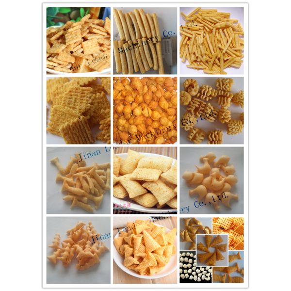 High efficiency bugles corn chips sticks processing machinery