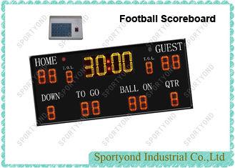 Quality American Football Electronic Scoreboard With Timer and Wireless Remote Controller for sale