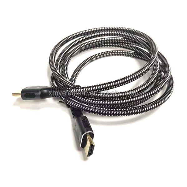 High Speed 4K 8K UHD Braided Nylon HDMI 2.1 Cable