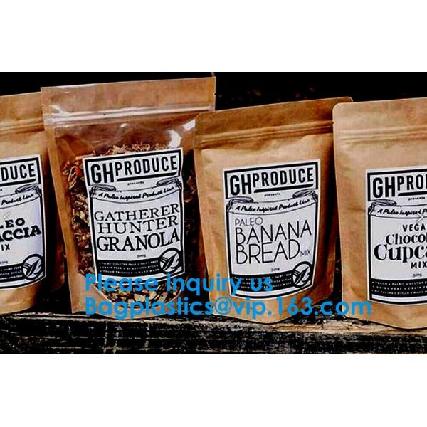 3kg/5kg Stand Up Flat Bottom/Box Bottom Zipper Whey Protein Powder Pouch Bag For Packaging Nutrition Powder