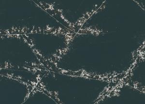 Wholesale High Gloss Black Engineered Stone Anti Faded , Custom Quartz Countertop from china suppliers