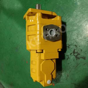 China Yellow  Skid Steer Hydraulic Pump / Aluminum Gear Pump Compact Structure on sale