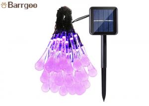 China Water Drops Solar LED Christmas Lights 8 Modes Outdoor Garden Landscape Ambiance on sale