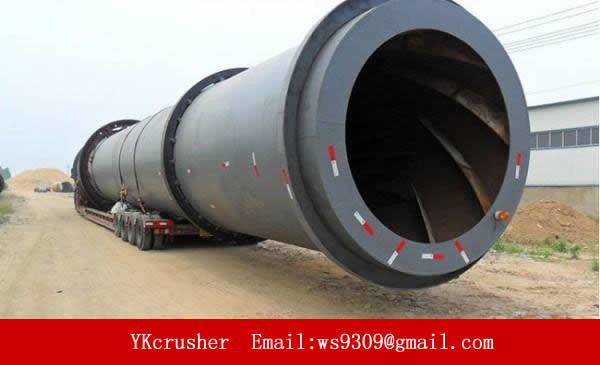 Metallurgy Industry Rotary Drum Dryer Simple Structure Environment Protection