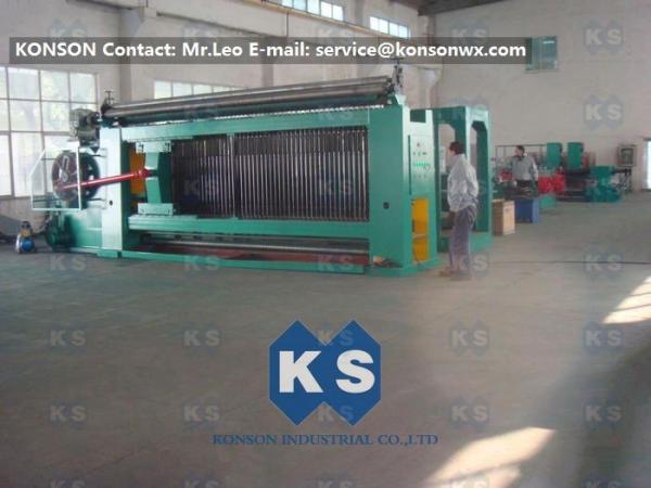 Quality Galvanized And Zinc Coated Automatic Gabion Netting Machine , Max width 4000mm for sale