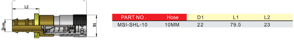 Double Shut-Off Flush-Faced Quick Coupling for Thermoplastic Injection Molding