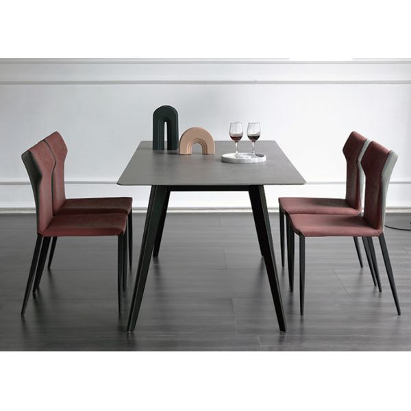 Restaurant Dining Room Set With 1 Dining Table And 6 Dining Chair