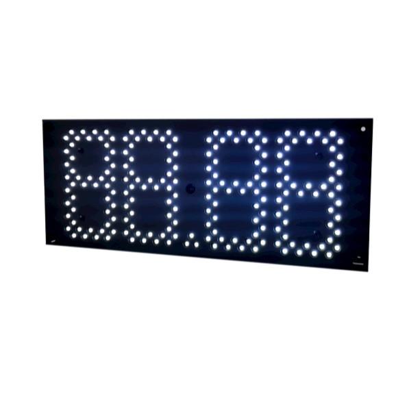 Quality 7 Inch White Digital Number Display Board 7 Segment LED Oil Price Display for sale