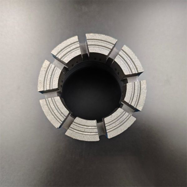 Turbo Profile Impregnated Diamond Core Drill Bits Wire Line Drilling NWL HWl PWL 14mm