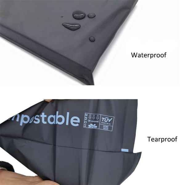 10*13inches PLA Biodegradable Packaging Bag 100% Compostable