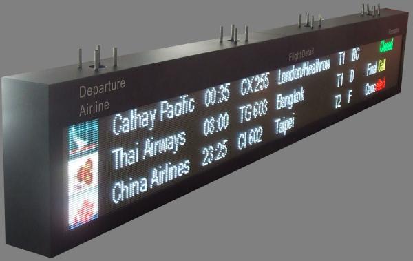 Quality Indoor SMD Airport Flight Display Board automatic Digital LED Display for sale