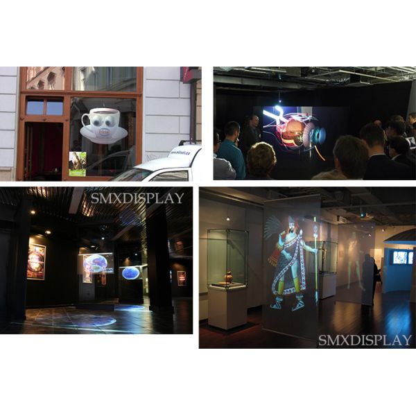 Self Adhesive Hologram Transparent Film Rear Projection Screen Film 1.52m Width