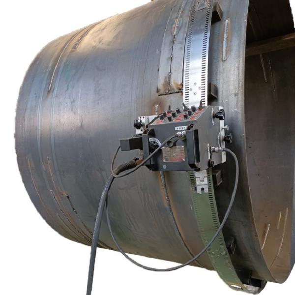 Quality Flexible Rails Track Pipe Tank Welding Tractor with Oscillate Torch Holder for sale