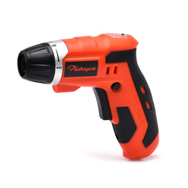 Quality 3.6V High Torque Cordless Screwdriver With Led Light Li-Ion Handheld Power Drills for sale