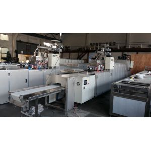 SS304 23kw Double Heads Chocolate Pouring Machine