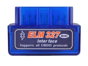 China Mini ELM327 V1.5 OBD2 Mini Obd2 Scanner Blue IOS Android System Supported on sale