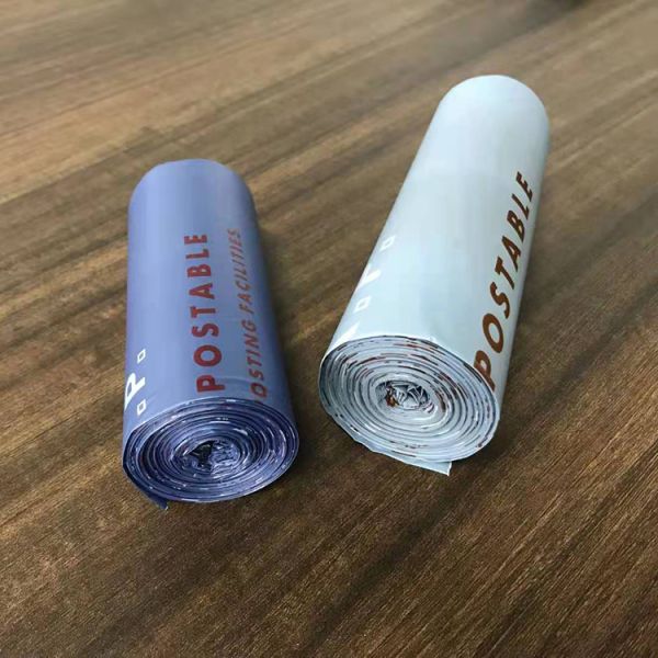 Custom Printed Small Cornstarch Bin Bags Eco Friendly 13 Gallon For Kitchen Trash