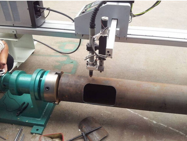 Galvanised Street Light Pole Production Line CNC Plasma Cutting Machine