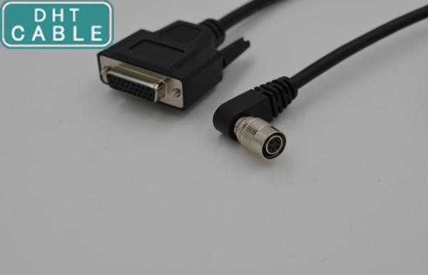 Quality Hirose 6pin to DB9 Cable Custom for Sorting Machine 90 Degree HRS 6S Available for sale