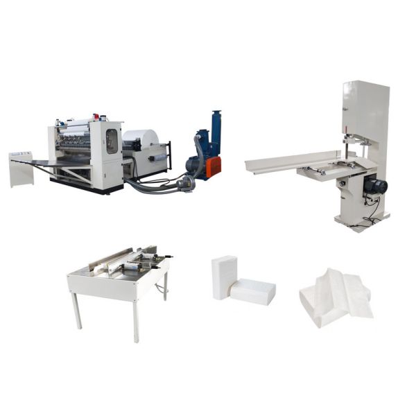 Rewinded 2.2kw Tissue Paper Cutting Machine Compact Semi Automatic