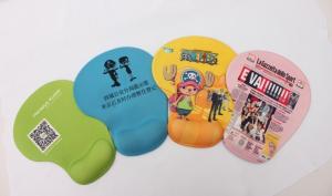 China Multicolor Personalized Mouse Pad With Wrist Rest Ergonomically Design on sale