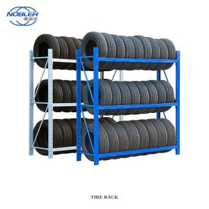 Wholesale Customized Powder Coating Steel Pallet Tyre Rack Storage Stacking Truck Tire Rack from china suppliers