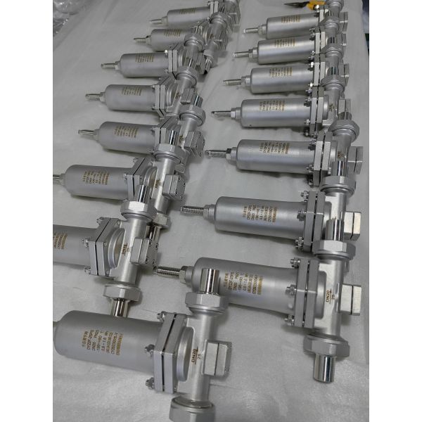 CDY22F Cryogenic Boost Pressure Control Valve -196°C-+80°C Pressure PN1.6-6.4Mpa