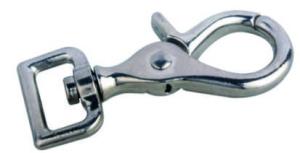 China Zinc diecast  trigger snap hook with swivel eye in round or square shape swivel on sale