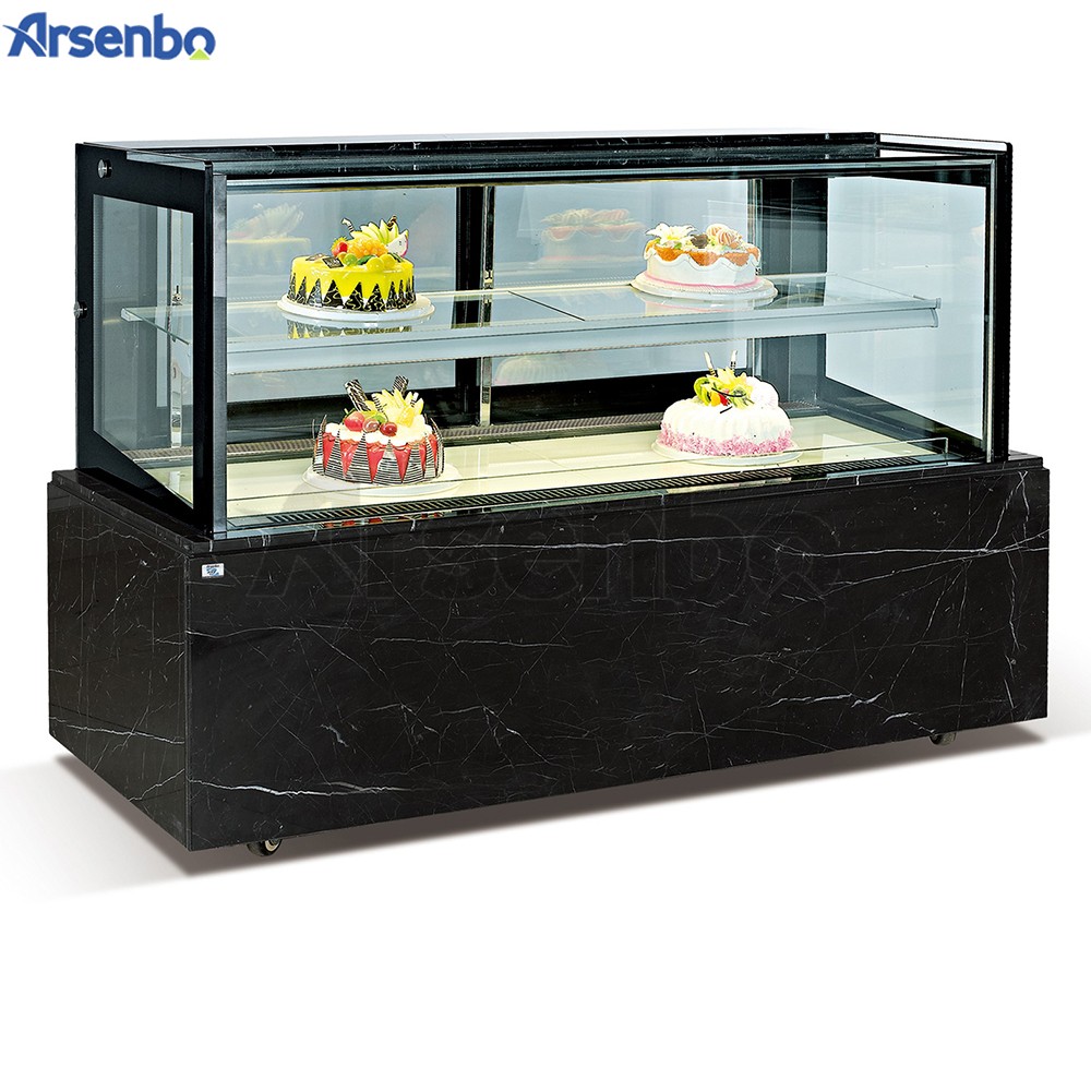 310L Practical Small Cake Display Counter Fridge Microcomputer Control Temp