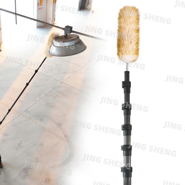 7-50ft Telescoping Carbon Fiber Pole V2 Board Clamp for Pressure Wash Pole, Industrial Cleaning, Window Cleaning OEM