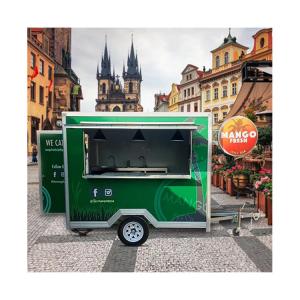 Wholesale Galvanized Mobile Food Truck Trailer with 110V/220V/380V Voltage and Wheat Material from china suppliers