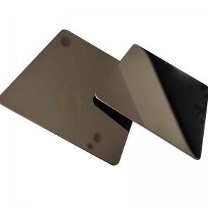 China Bronze Super Mirror Stainless Steel Sheet PVD Color SS 201 304 316 on sale