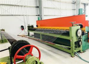China Gabion Galvanized Wire Mesh Weaving Machine 100X120mm Mesh Size For Civil Engineering on sale