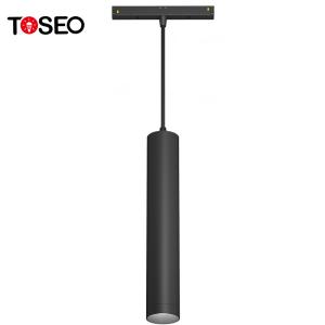 China 12w Dimmable Led Track Light Clothes Store Architecture Commercial COB Magnetic Led Grill Track Light on sale