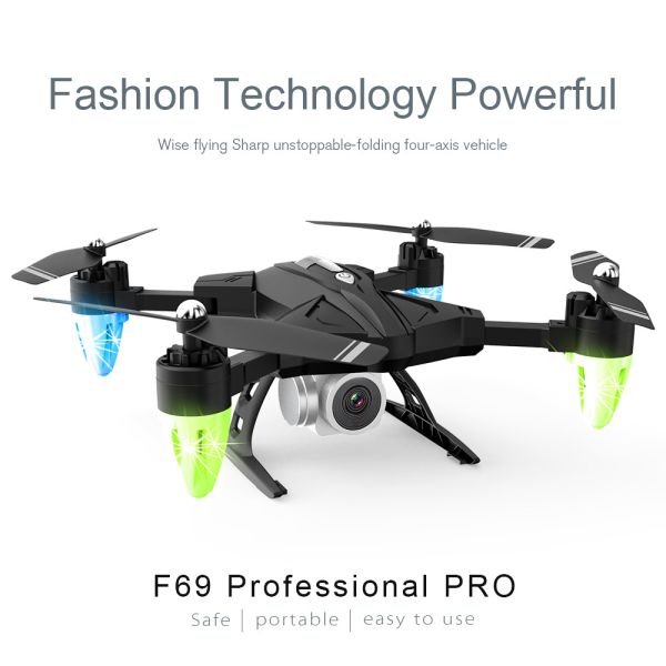 F69 Drone Discovery 2 Folder After Width Only 13.5cm Professional Drone Fashion Technology Power full Wish Flying