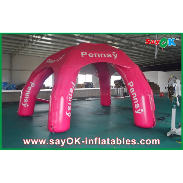 Air Camping Tent PVC Outdoor Giant Inflatable Spide Tent For Advertising With Full Print