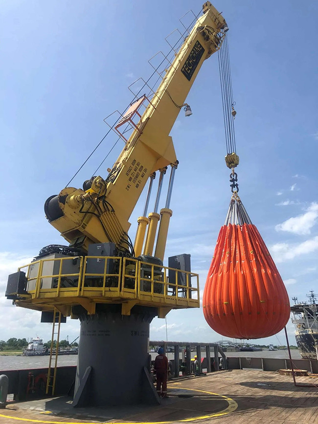Heavy Duty Crane Load Test Water Bags 1T - 150T Capacity Parachute Shape