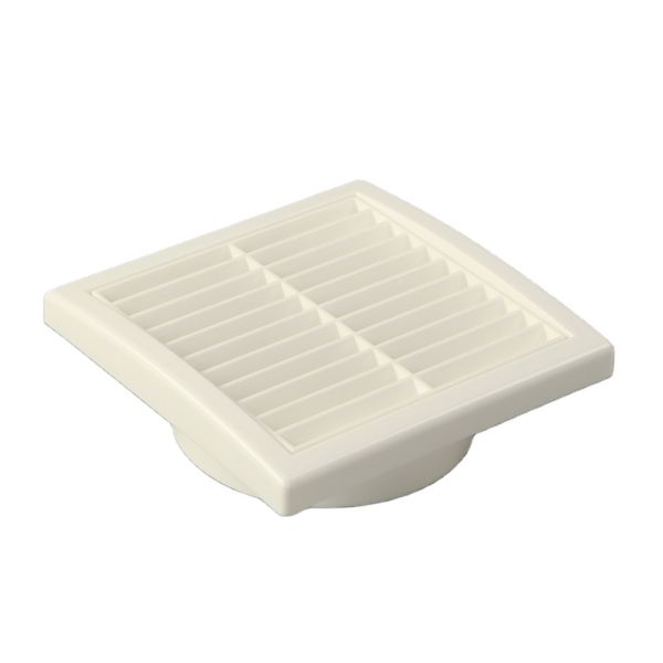White 100/125/150mm Ventilation Plastic Eggcrate Grille with 3 Years Mechanical Life