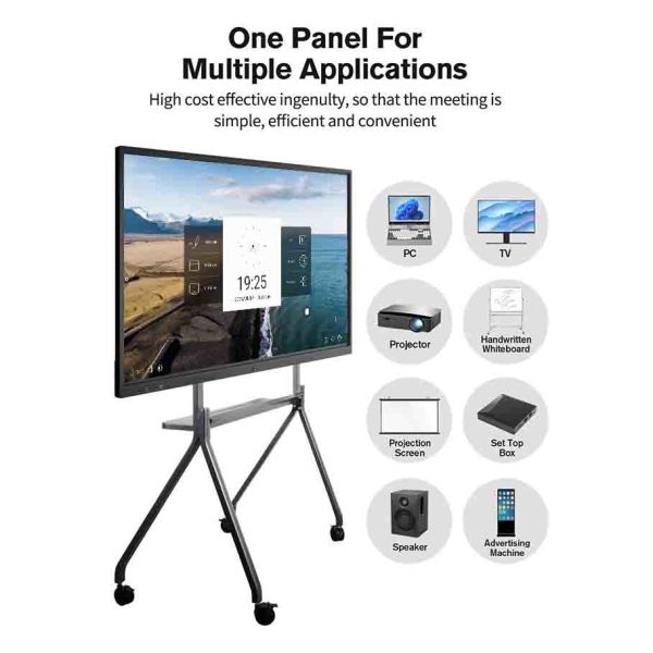 Classroom Smart Interactive Flat Panel 65 Inch OEM LCD Interactive Whiteboard