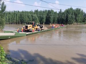 Roadway Width 5m Military Floating Bridge Temporary Modular