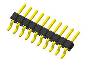 China 10 Pin Header Connector 1.27mm on sale
