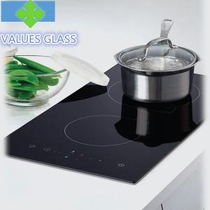 China Heat Resistant Ceramic Glass Panels Low Expansion Coefficient For Induction Cooker on sale