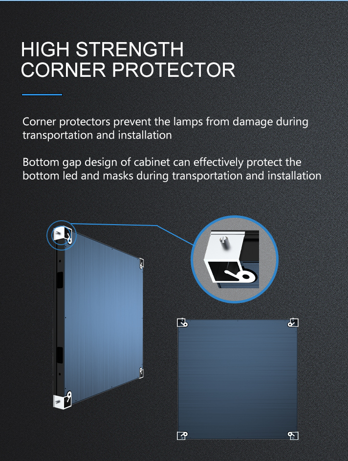 1000*500mm Fixed Full Color LED Display Screen P3.9 For Indoor Commercial