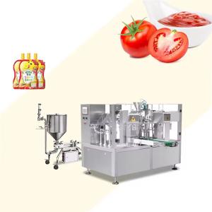 China Multi Function Standy Pouch Packing Machine Zipper Sauce Packet Packing Machine on sale