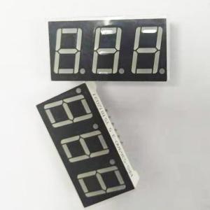 China Orange Color FND LED Alphanumeric Display Three Digit 0.56 Inch on sale