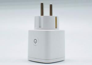 Durable Wifi Smart Plug Outlet / EU Plug With Energy Monitoring Set Schedule